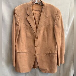 Vintage Kingsridge Tan Suede Sport Coat L